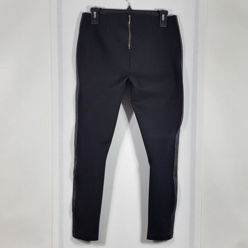 J.Crew Pants With Leather Trim #725 Size 8 - Picture 2 of 11